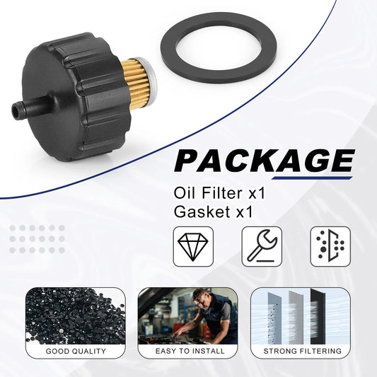 Fuel Filter with Gasket for Yamaha G9/G9A Fleet Master Gas Golf Cart 1991-1995