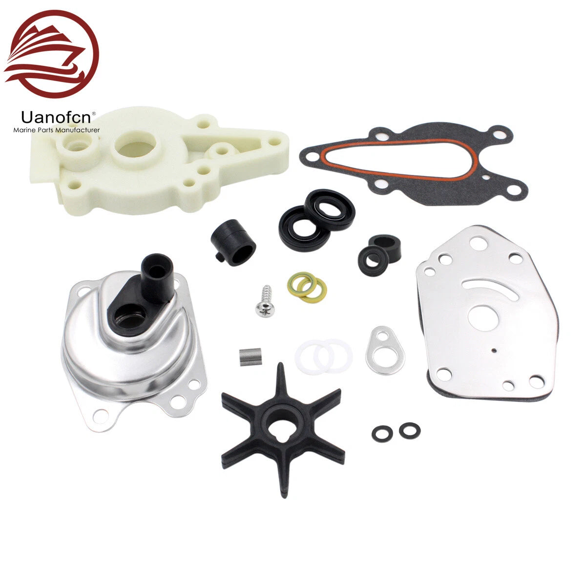 Water Pump Impeller Kit for Mercury Mariner 6/8/9.9/15HP 2-Stroke