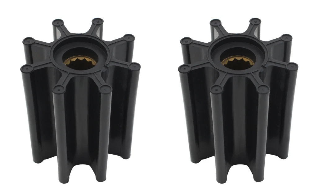 2Pcs Impeller for Caterpillar Raw Sea Water Pump Jabsco 17018-0001