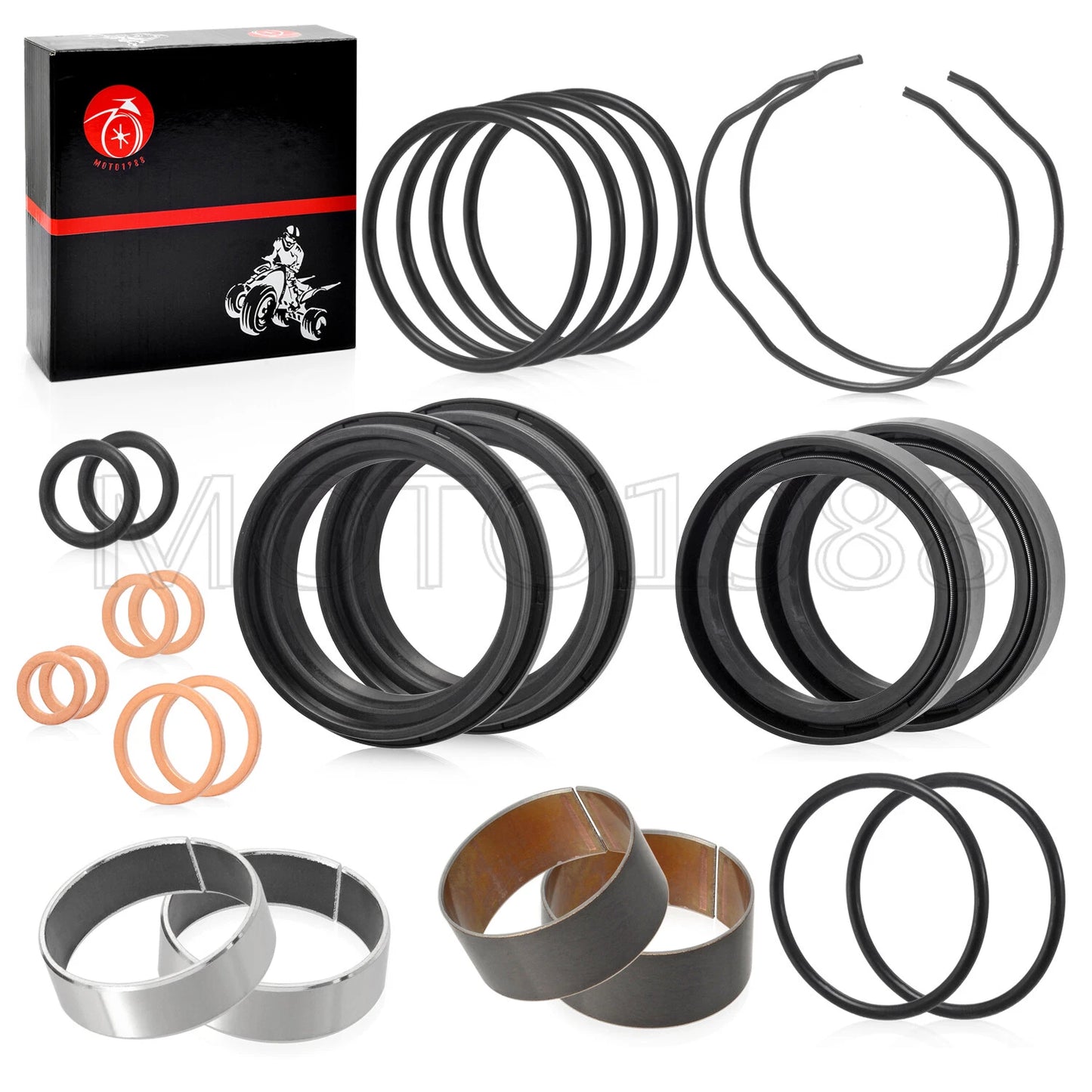 Fork Bushing Dust Oil Seals Kit for Suzuki GSXR600/GSXR750/GSF1200/CB1000A