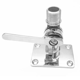 compare product Quality 316 Stainless Steel Boat Antenna Base Mount Adjustable for All Boats