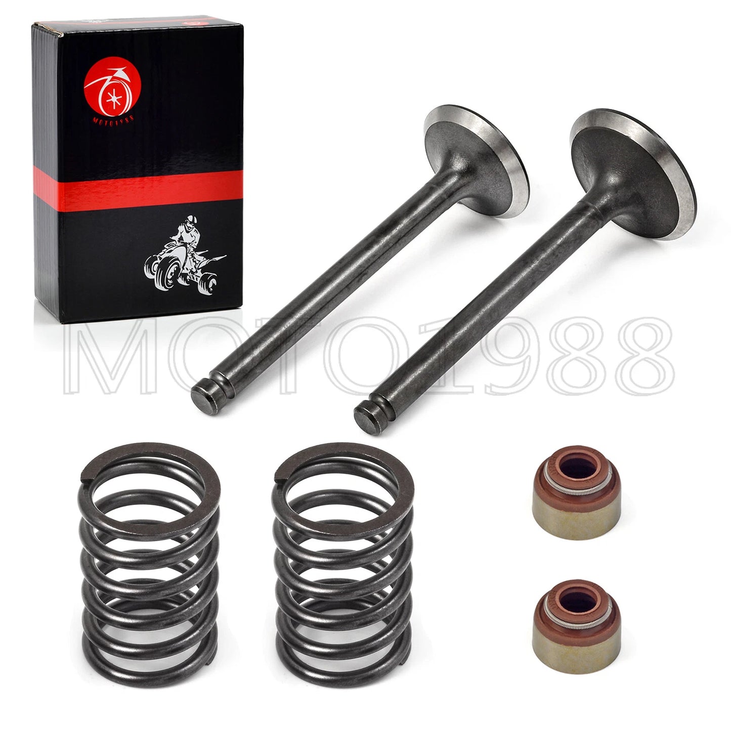 Intake Exhaust Valve Set w/ Seals & Springs for Club Car DS 1992-Up FE290