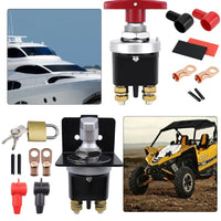 Battery Isolator Switch for RVs/Trucks/Boats with LockOut Feature