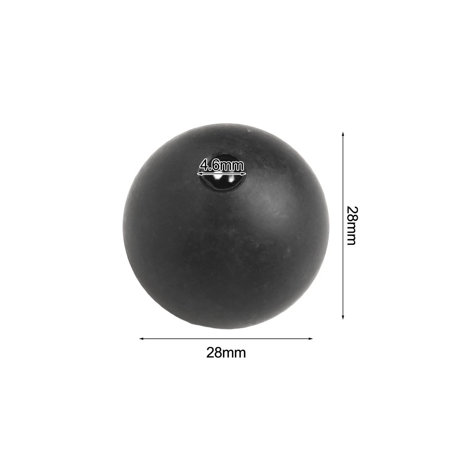 28mm Nylon Outrigger Ball Stops 2PCS for Boats Fishing Line Management