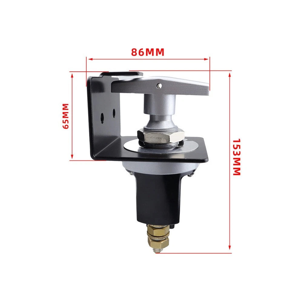 Battery Isolator Switch with LockOut Plate for Trucks/Boats