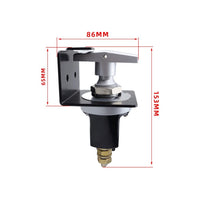 Battery Isolator Switch with LockOut Plate for Trucks/Boats