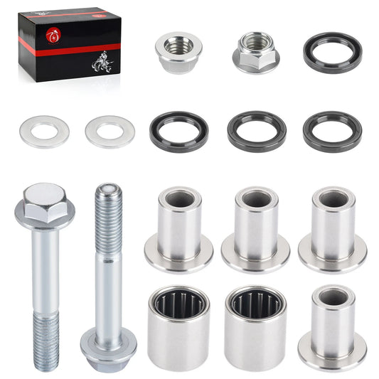 A Arm Bushings Bearing Seal Bolt Kit for Kawasaki KFX400 2003-2006