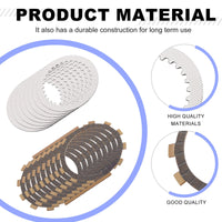 Clutch Friction Steel Plates Springs Kit for Yamaha WR250F/YZ250F 2001-2012