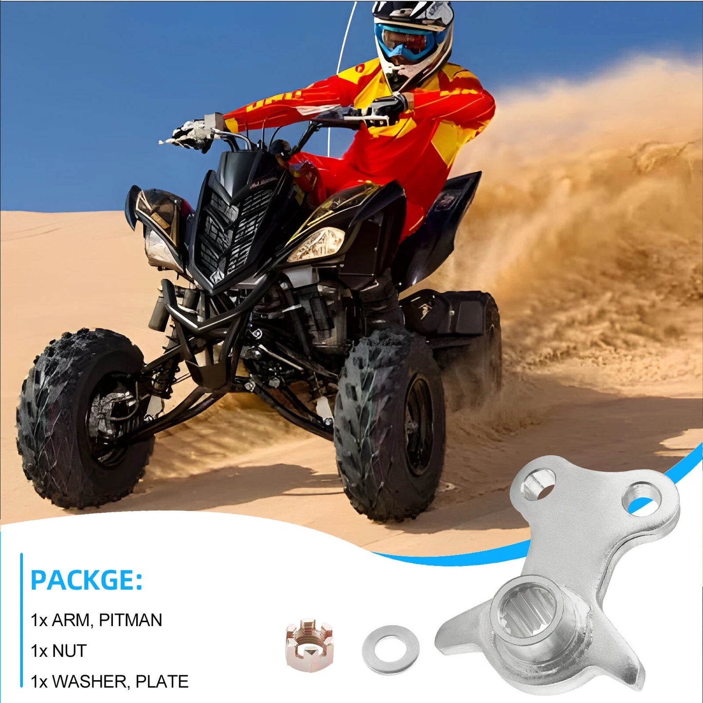 Steering Stem Pitman Arm for Yamaha Raptor YFM 700/700R (2006-2012)