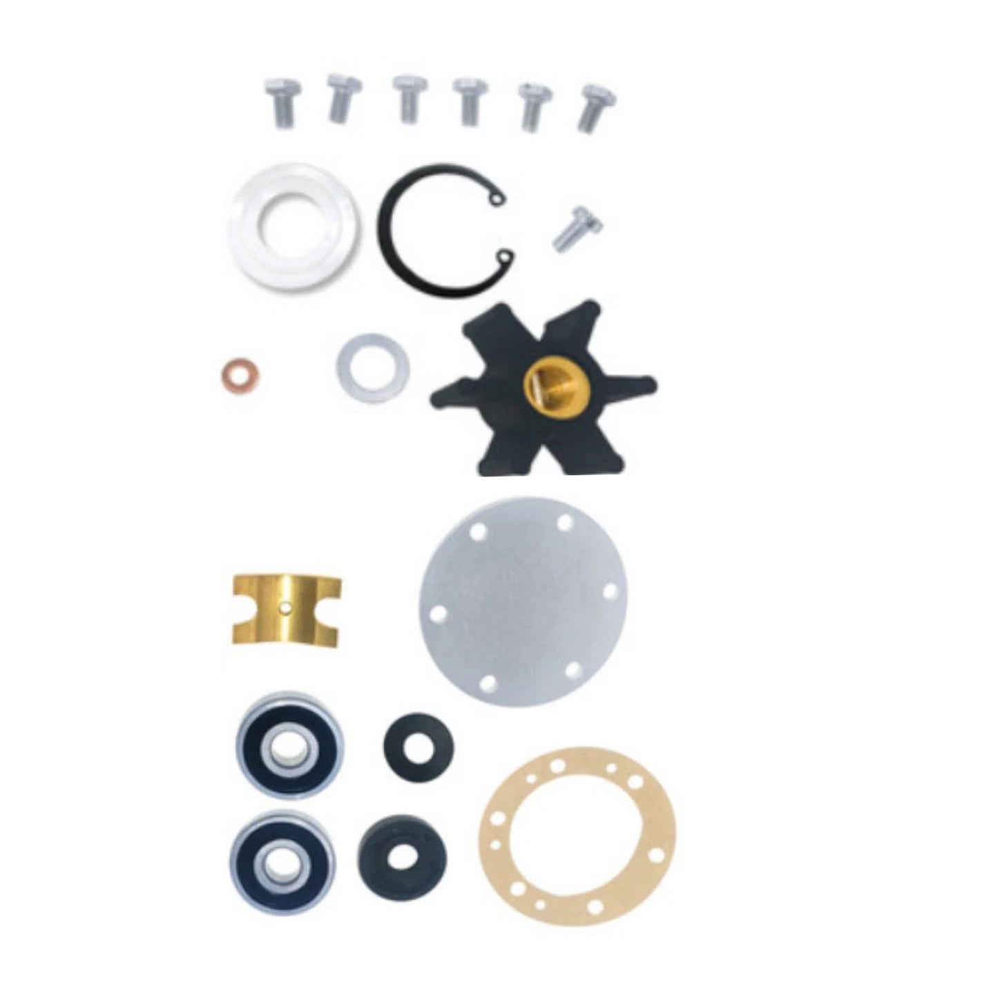 Water Pump Major Rebuild Kit for Yanmar 2QM15 (1977-1980)