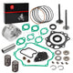Top End Kit STD Piston Intake Exhaust Valve Gasket for Club Car Golf FE290 1992+