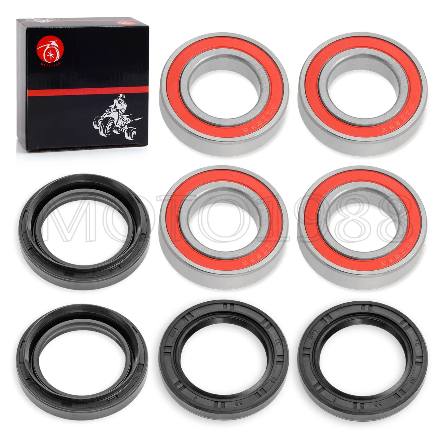 Front Wheel Bearing Seal Kits for Yamaha Rhino 450/660/700 YFM450/YFM660/YFM700