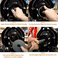 Bellow Ring Retainer Sleeve Installation Tool for Alpha Bravo