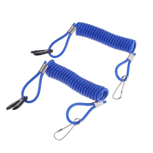 2pcs Kill Stop Switch Safety Lanyard for Yamaha Outboard Engine