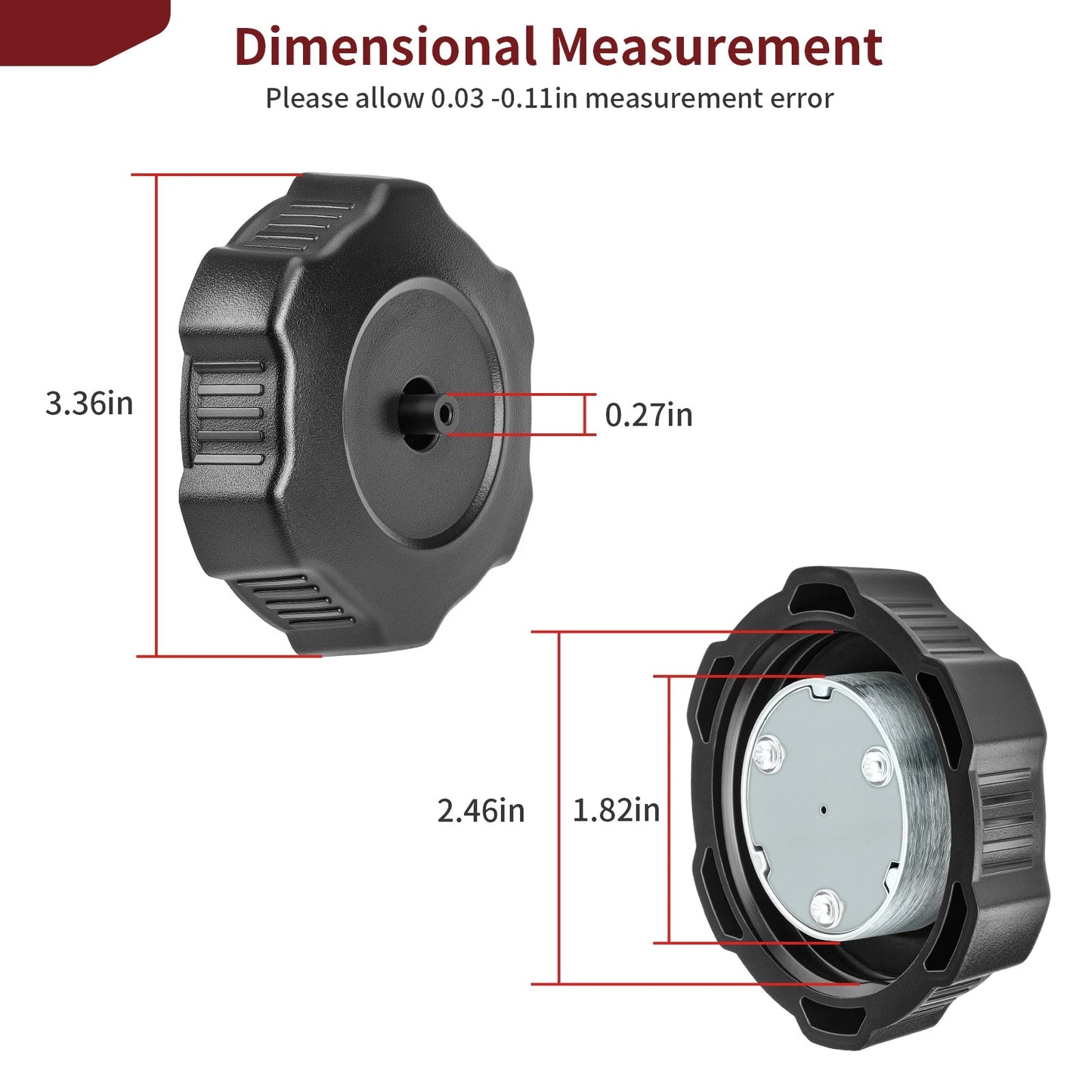 Gas Cap Fuel Tank Cover for Yamaha YT3600/YT5700/YT6700/YT6800
