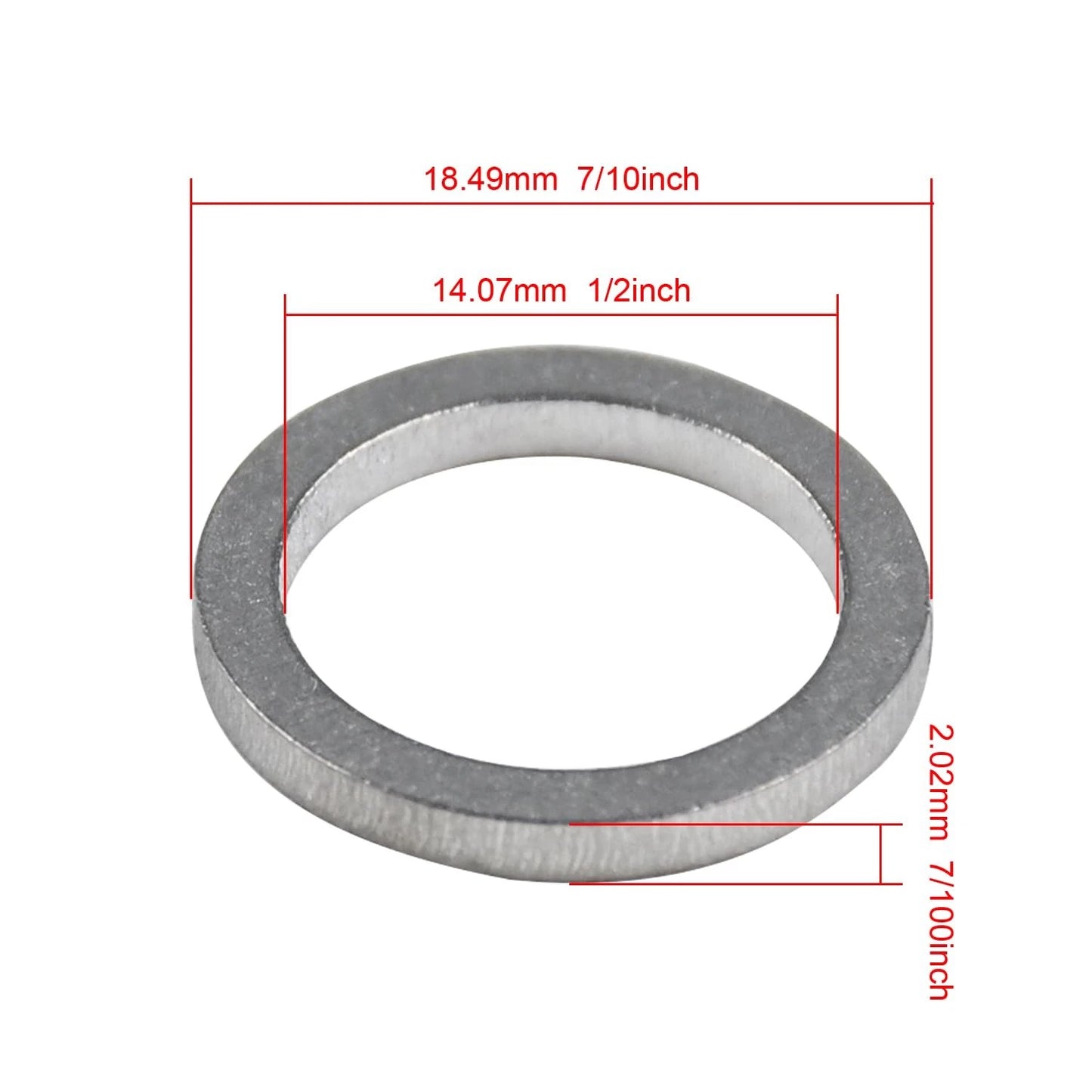 Yamaha 4-Pack Oil Drain Screw Gasket for 4-Stroke Models 90430-14M09