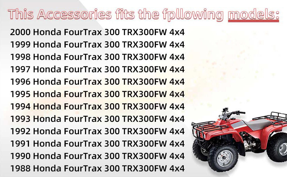 Front Wheel Bearing Seal Kit for Honda FourTrax 300 TRX300FW 1988-2000