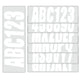 Custom 3" Boat Registration Numbers & Letters Decal Stickers - White