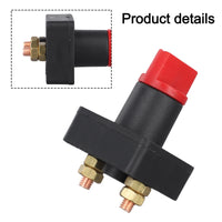 Miniature Waterproof Battery Disconnect Switch for Boats/RVs