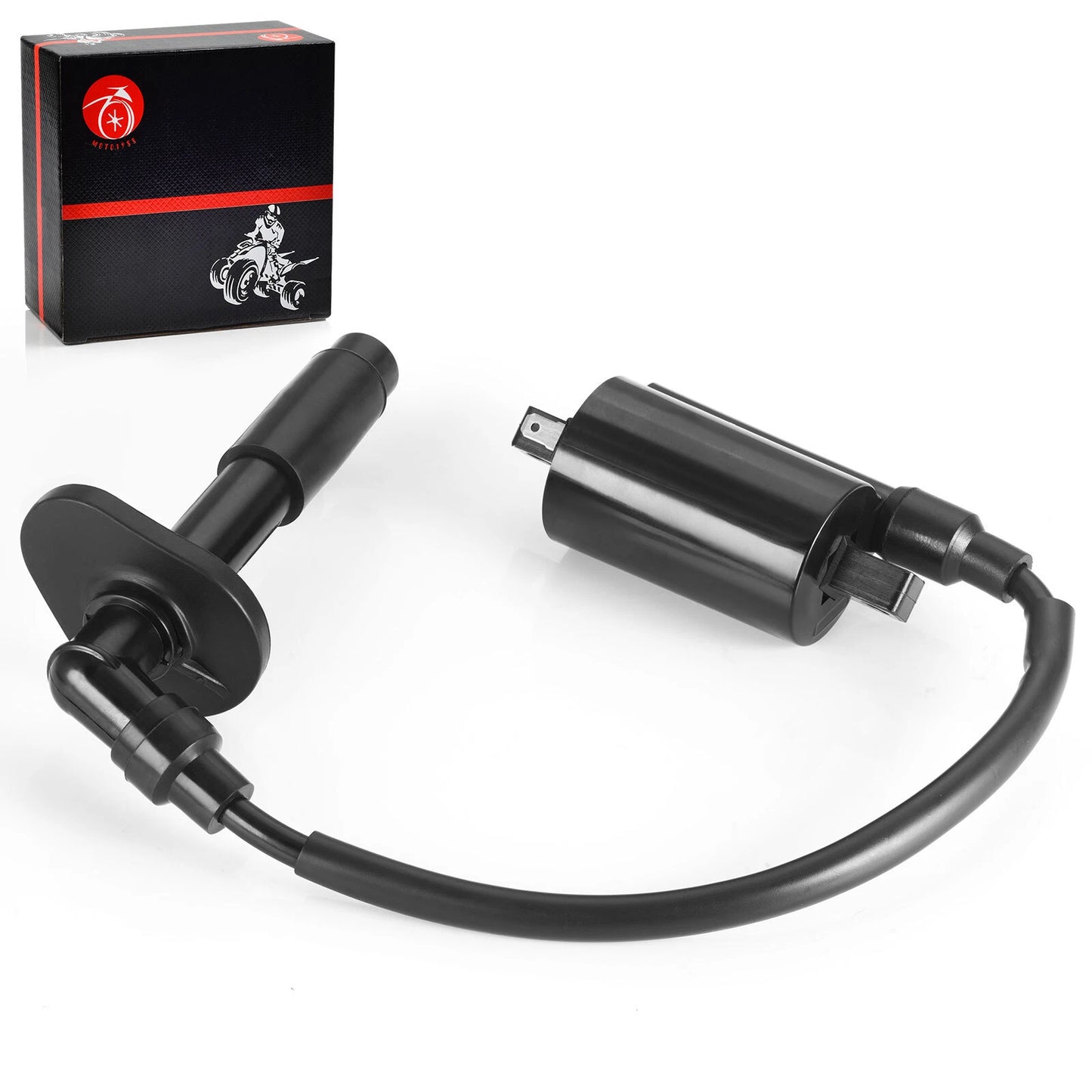 Ignition Coil & Spark Plug Cap for Kawasaki Ninja 250R EX250 (1988-2007)