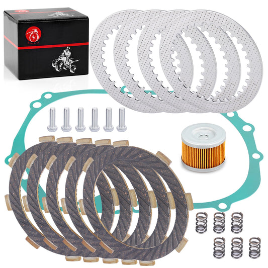 Heavy Duty Clutch Friction Steel Plates Kit w/Gasket for Suzuki DRZ110 2003-2005