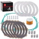 Heavy Duty Clutch Friction Steel Plates Kit w/Gasket for Suzuki DRZ110 2003-2005