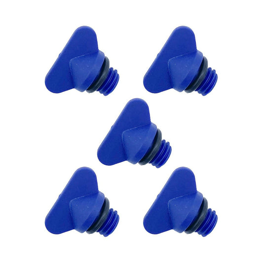 5Pcs Blue Plug Kit for Mercruiser & Manifold Block Drain 22-806608A1
