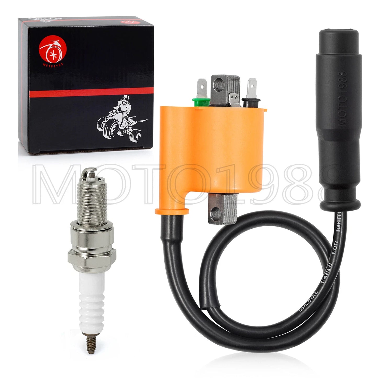 2X Ignition Coil & Cap for Kawasaki Teryx 750 KRF750 (2009-2013)