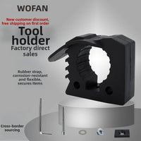 Quick Release Rubber Tool Holder Clamp for 3-4cm Pipes for Boats/RVs/Cars