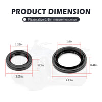 Rear Brake Panel Seals Oil Seal Kit for Yamaha Kodiak 400 YFM400 A/FA/FAH