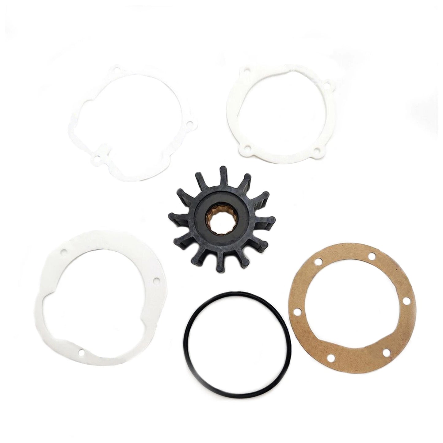 Raw Sea Water Pump Impeller Repair Kit for Jabsco/Sierra 40-60HP