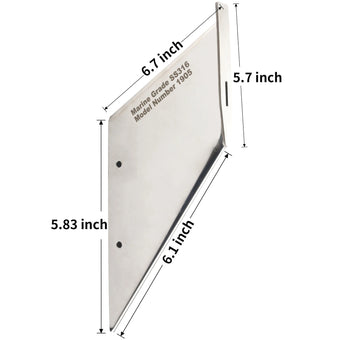 compare product Skeg Guard for Mercury Mariner Verado 150-400HP Outboards