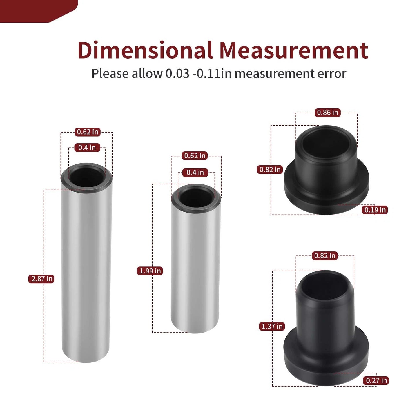 Rear Suspension Bushing & Collar for Arctic Cat 400 FIS TBX/TRV (2004-2009)
