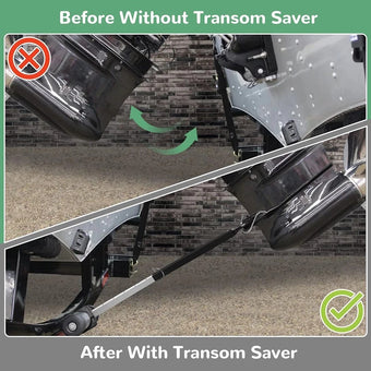 compare product Boat Transom Saver Adjustable Motor Support for Trailers 23-35