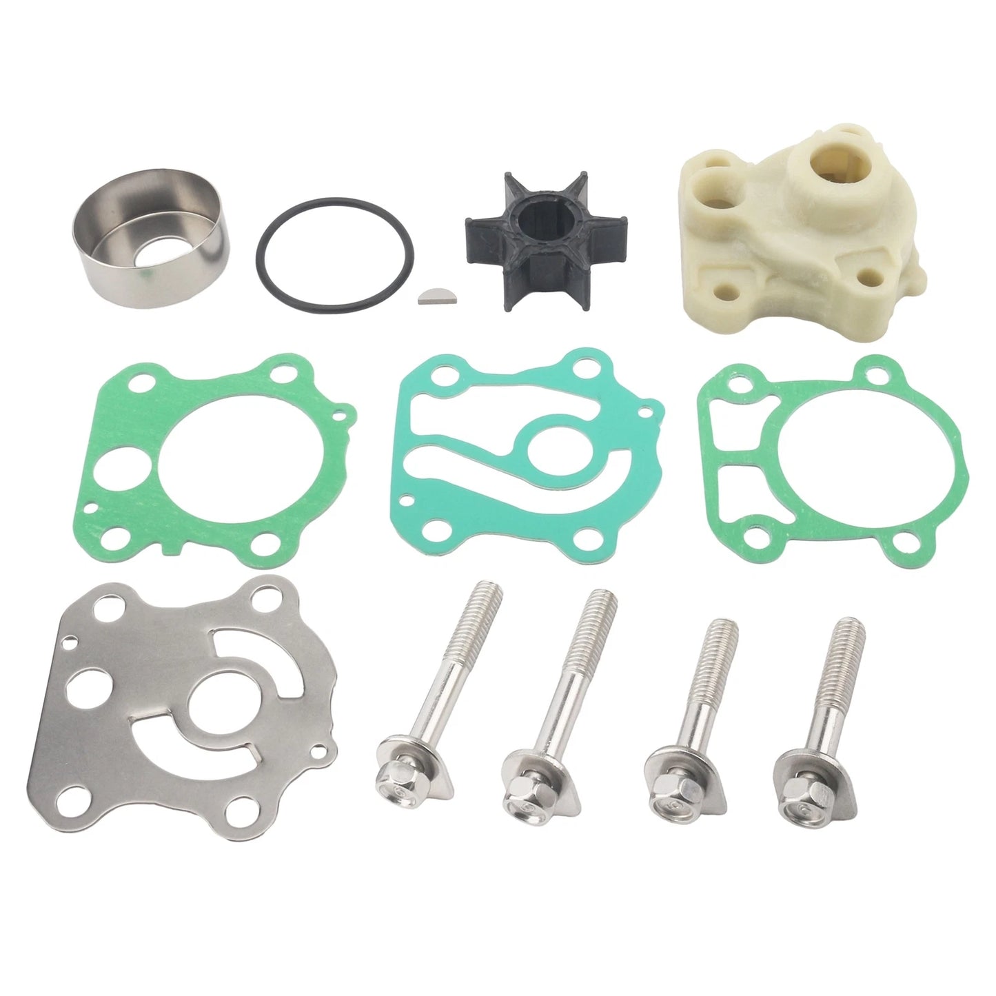 Water Pump Impeller Kit for Yamaha Outboard 2-Stroke 50-70HP
