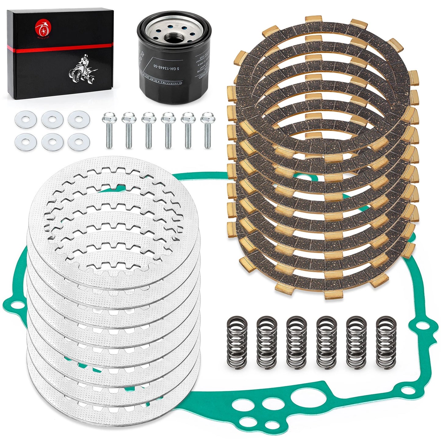 Clutch Friction Plates Gasket Kit for Yamaha YZF R6/R6S (2003-2009)