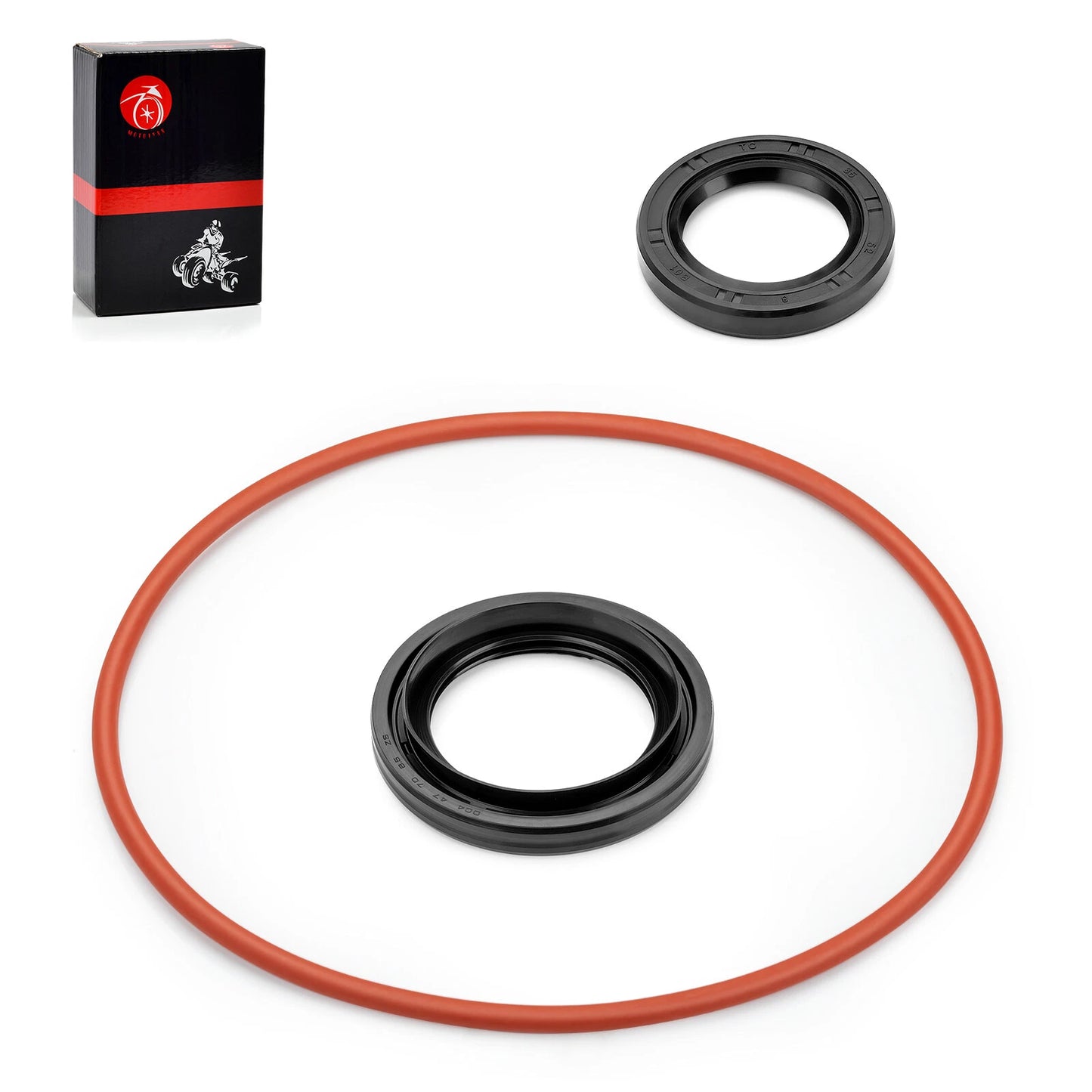 Rear Brake Panel Seals Oil Seal Kit for Yamaha Kodiak 400 YFM400 A/FA/FAH
