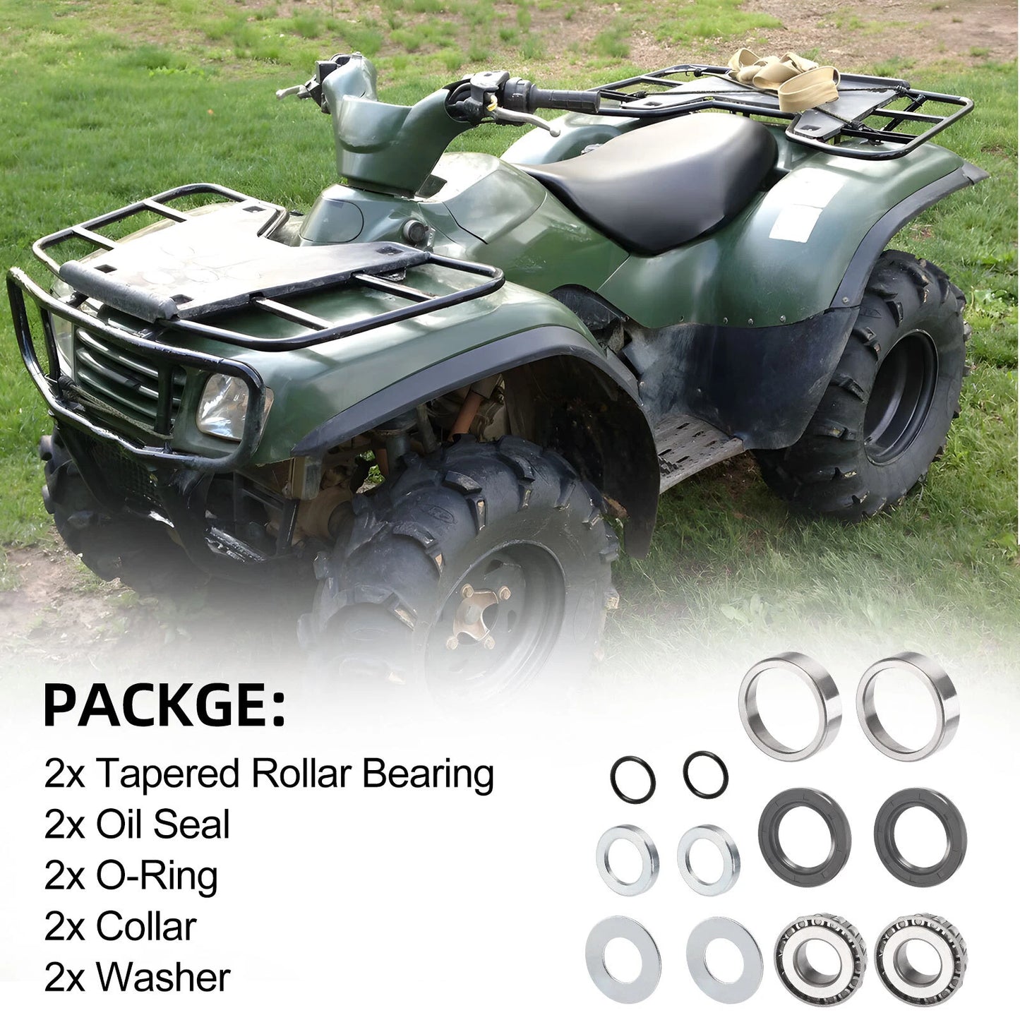 Swing Arm Bearing Seal Kit for Kawasaki Prairie 360 KVF360 2003-2013