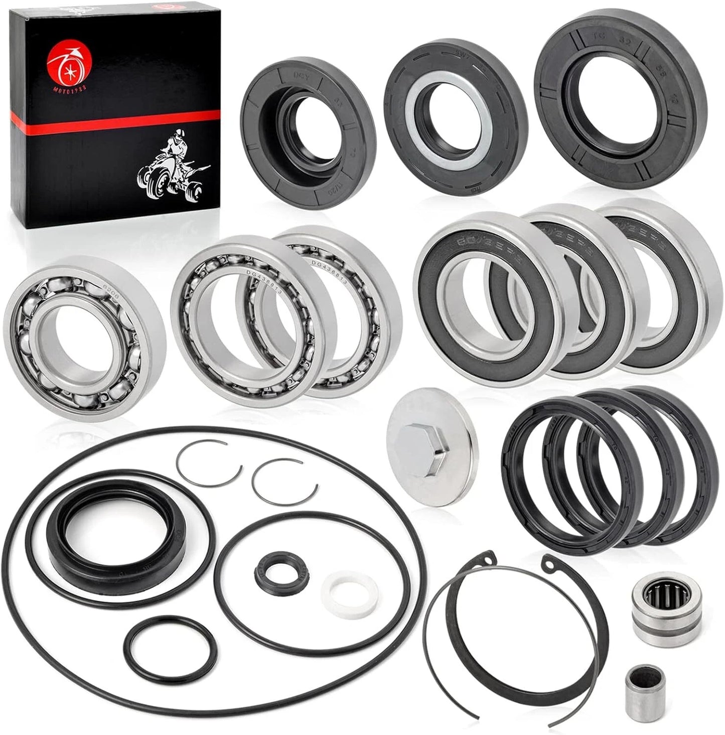 Rear Differential Axle Bearing Seal Kit for Honda Rancher 350 TRX350 TE/TM/FE/FM