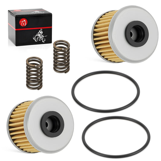 2 Pack Oil Filter & O-Ring for Honda CRF450R/X/RX/RWE 2002-2024