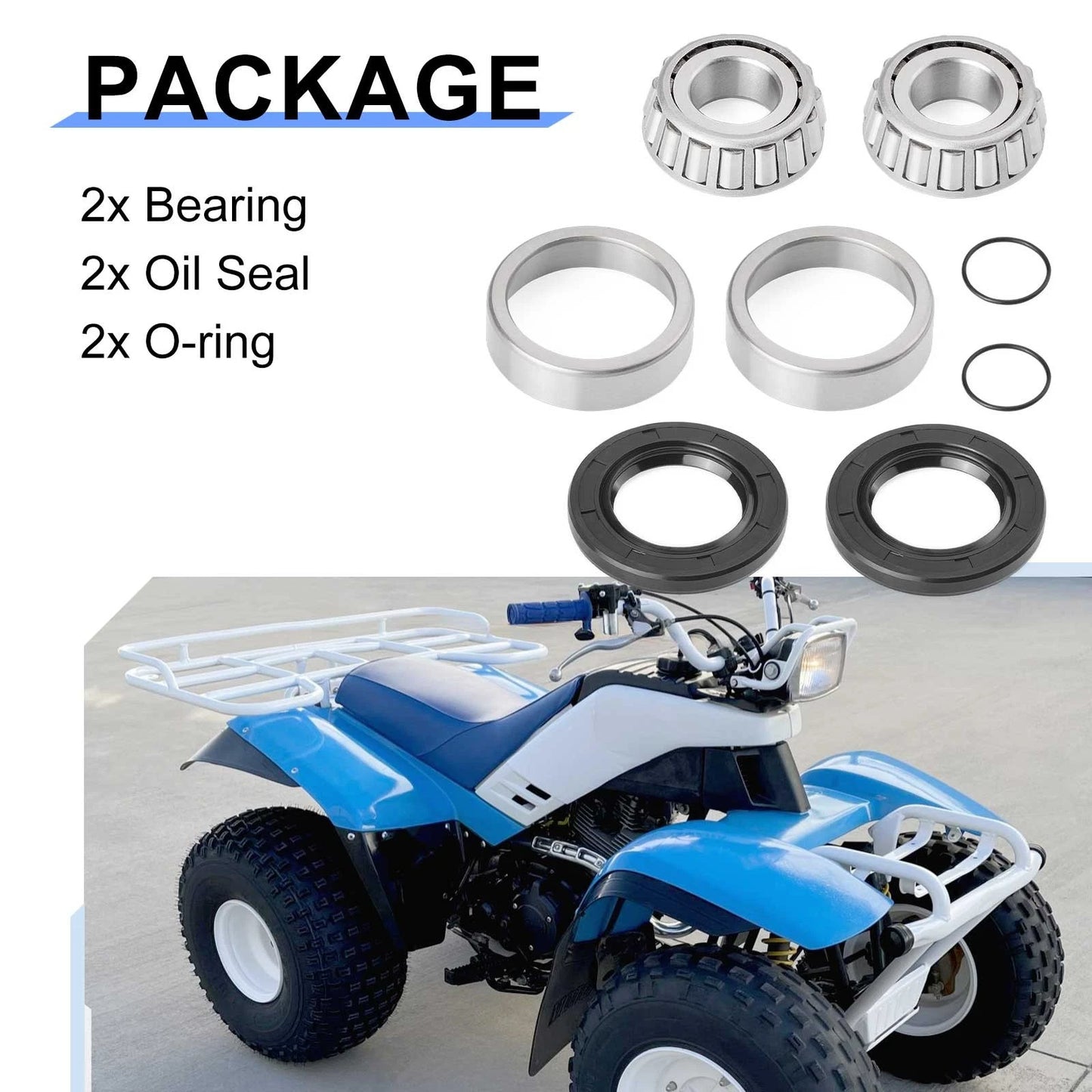 Swing Arm Bearing Seal Kit for Yamaha Big Bear 350 YFM350FW 1987-1995