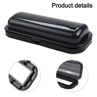 Waterproof Marine Stereo Cover for Boat Radio, ABS Build, Flip-Up Spring