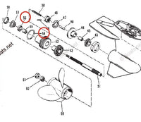 Lower Gearcase Oil Seal & O-ring for Mercury Models 26-66022, 99325
