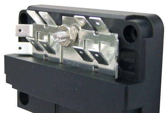 Buss Bar Relaxn 12 Gang with M5 Stud & 6mm Connectors for Marine Applications