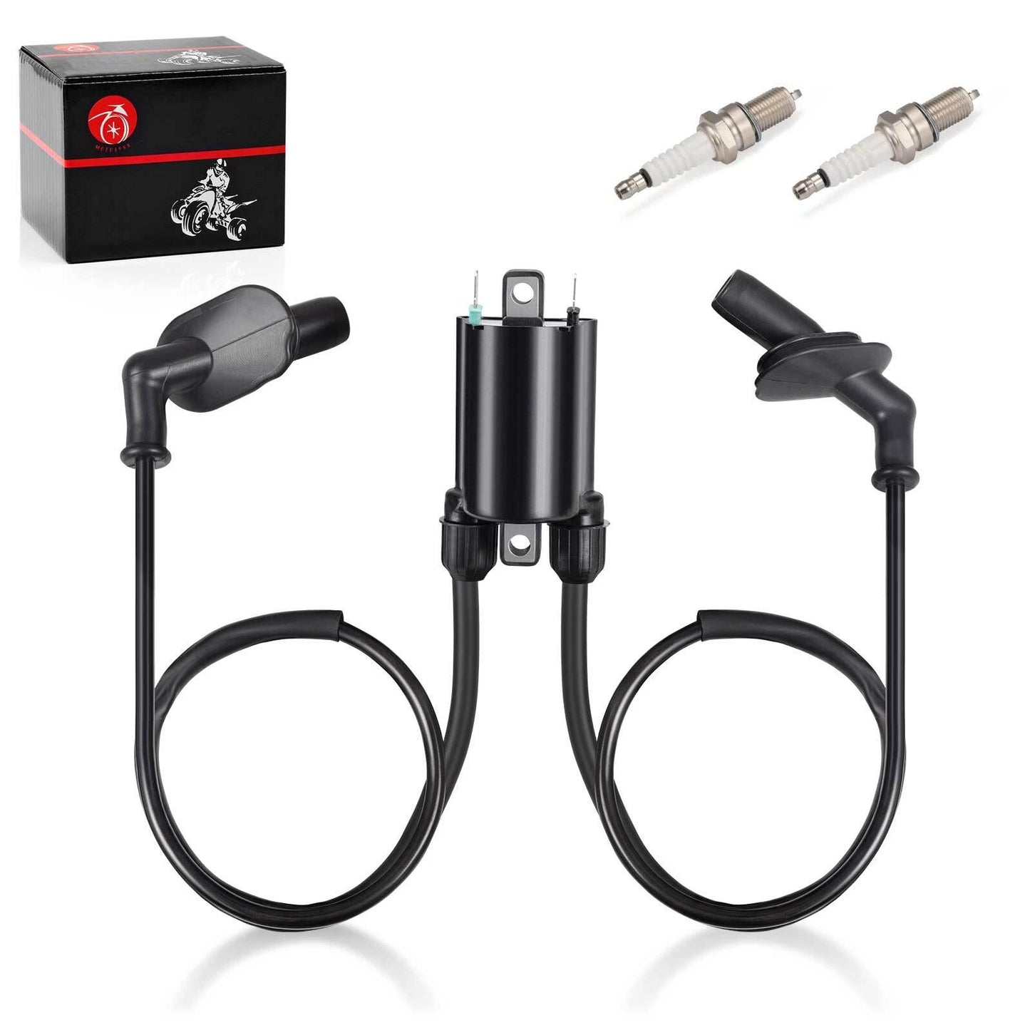 Ignition Coil & Spark Plug & Cap for Honda Valkyrie 1500 GL1500C (1997-2003)