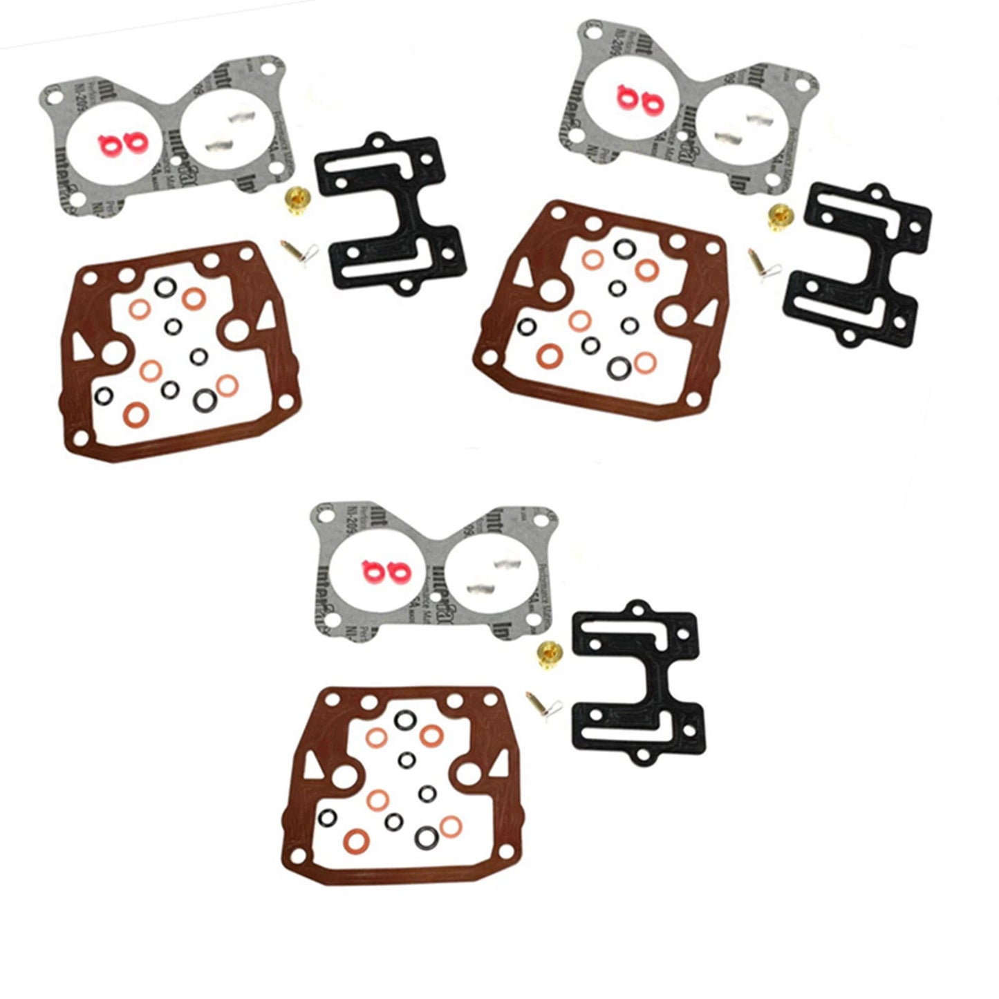 CARB Repair Rebuild Kit for Johnson/Evinrude (3 Pack)