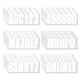 White Boat Decals A-Z/0-9 Registration 4 Sets