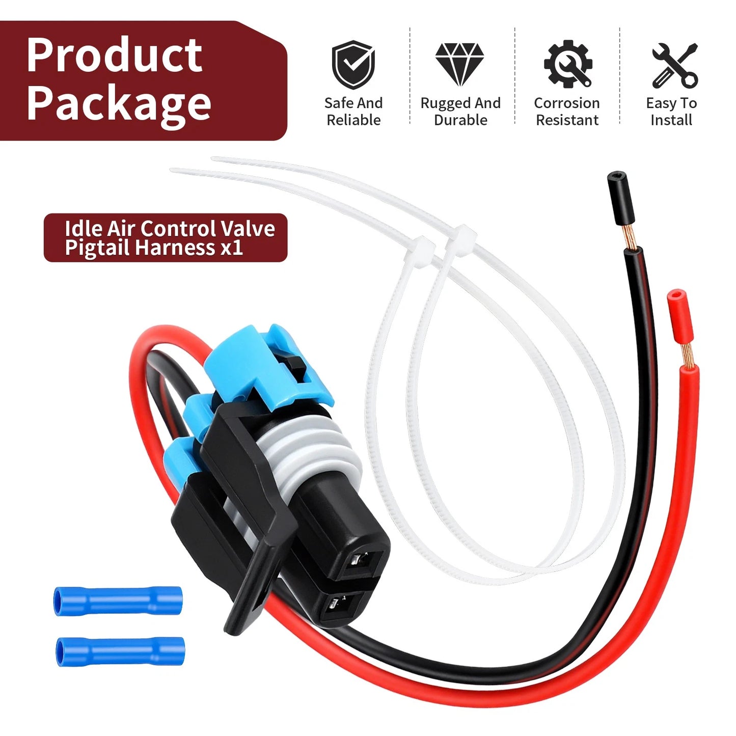 Idle Air Control Valve Pigtail Harness for Polaris Ranger/RZR/Sportsman/ACE 570