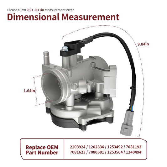 Throttle Body & Intake Manifold for Polaris Sportsman 800 EFI (2005-2014)
