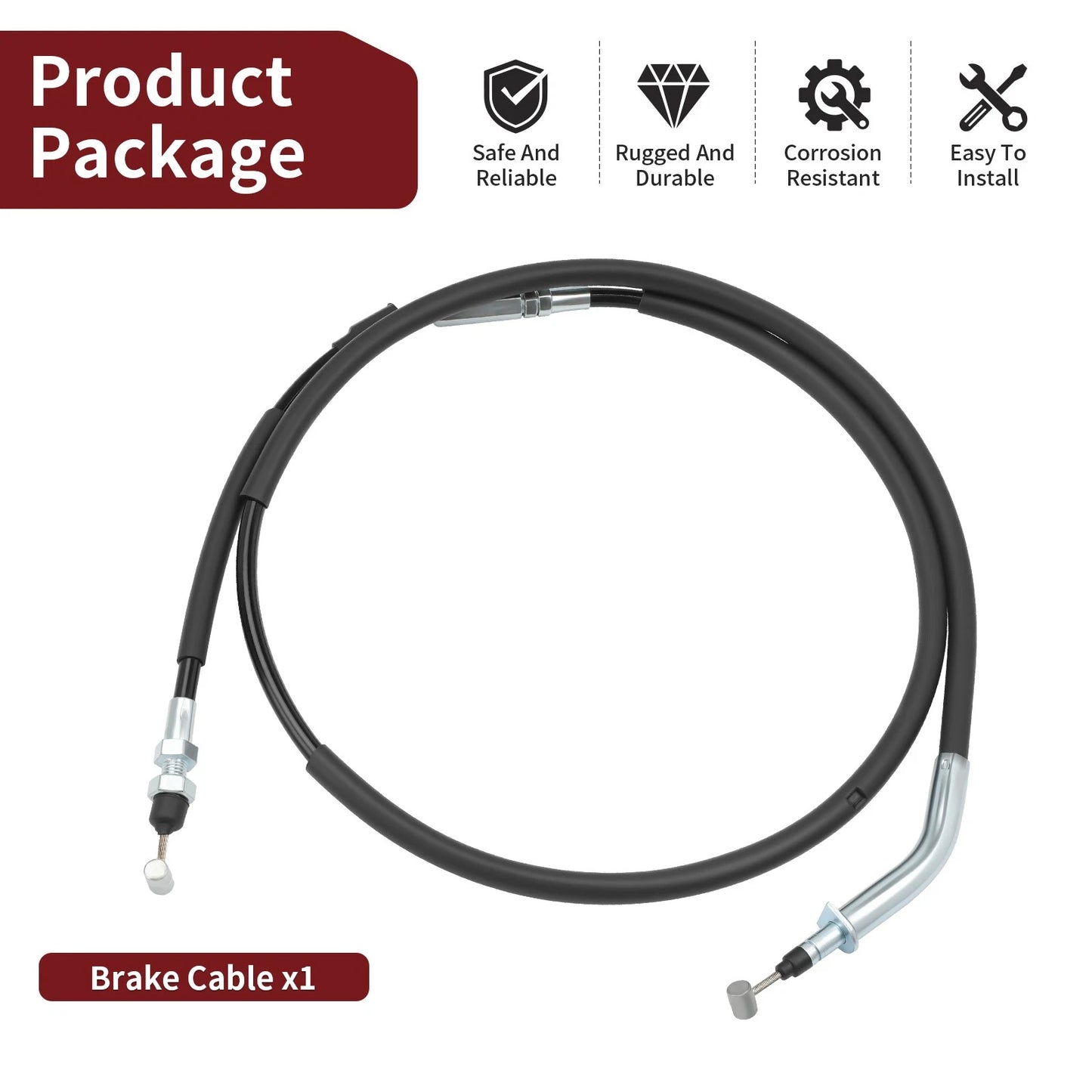Yamaha Rhino 700 Brake Cable for 2008-2013 Models